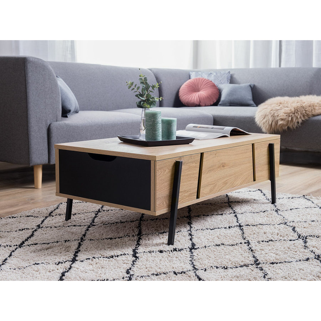 Coffee Table Chipboard Wood-like Light Wood Blackpool