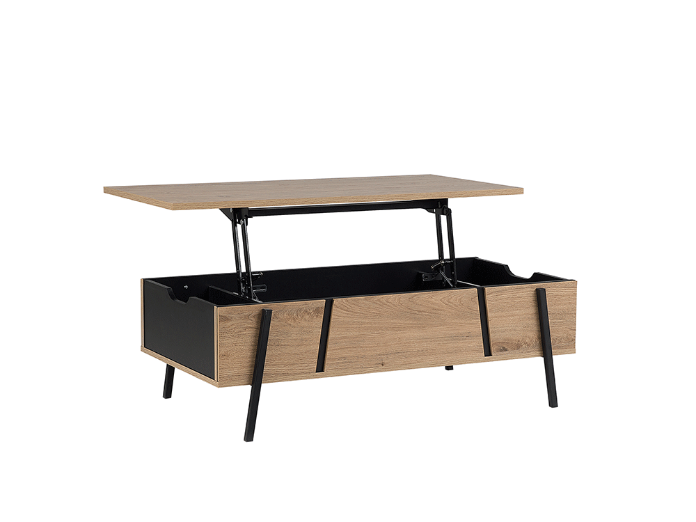 Coffee Table Chipboard Wood-like Light Wood Blackpool