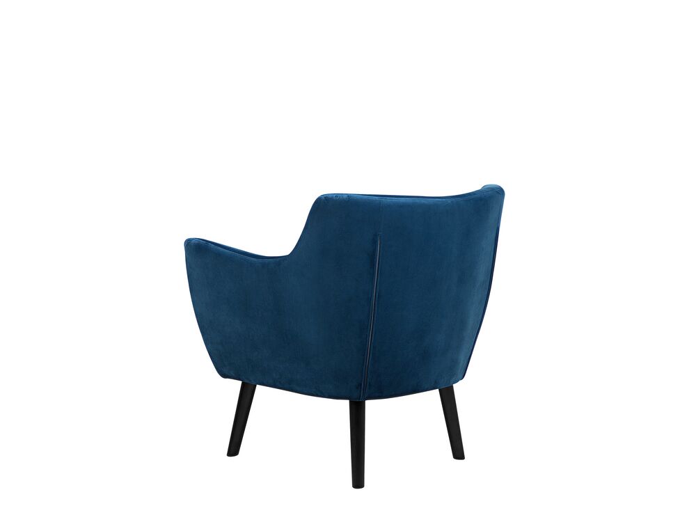 Drammen Armchair Velvet Navy Blue