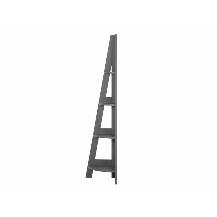 Gianni Corner Ladder Shelf Grey