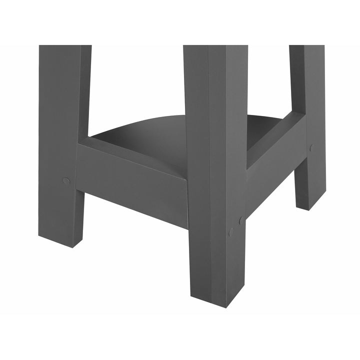 Gianni Corner Ladder Shelf Grey
