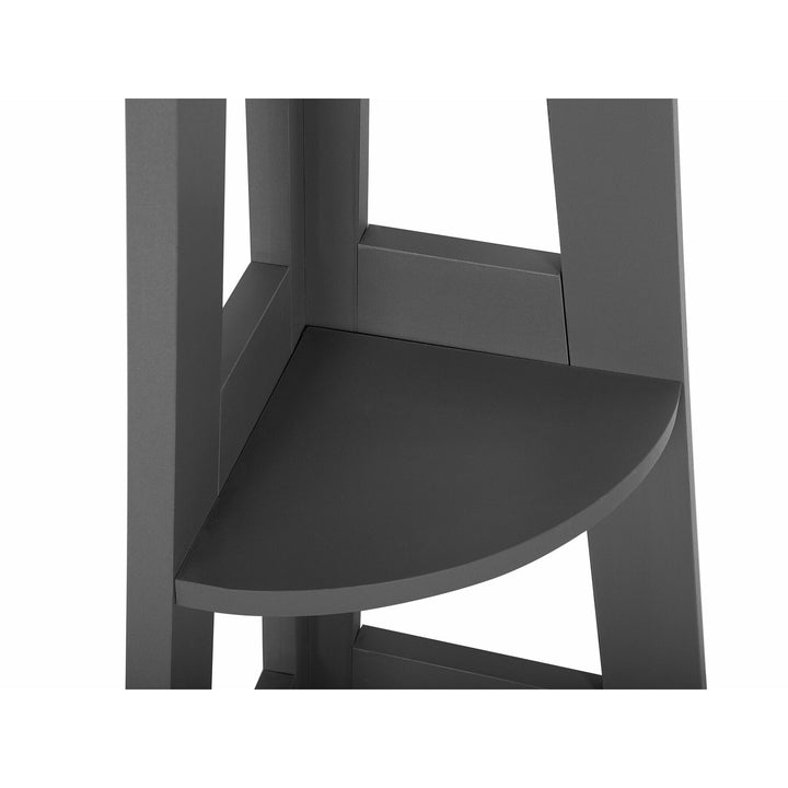 Gianni Corner Ladder Shelf Grey