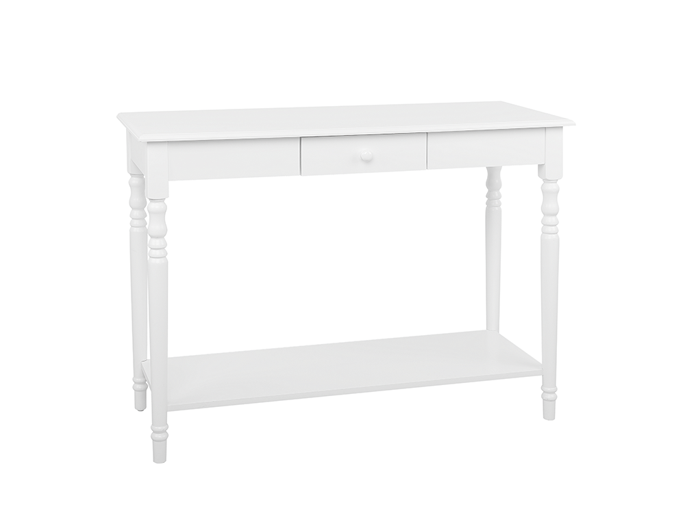 Darrion White Console Table