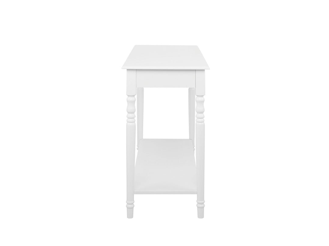 Darrion White Console Table