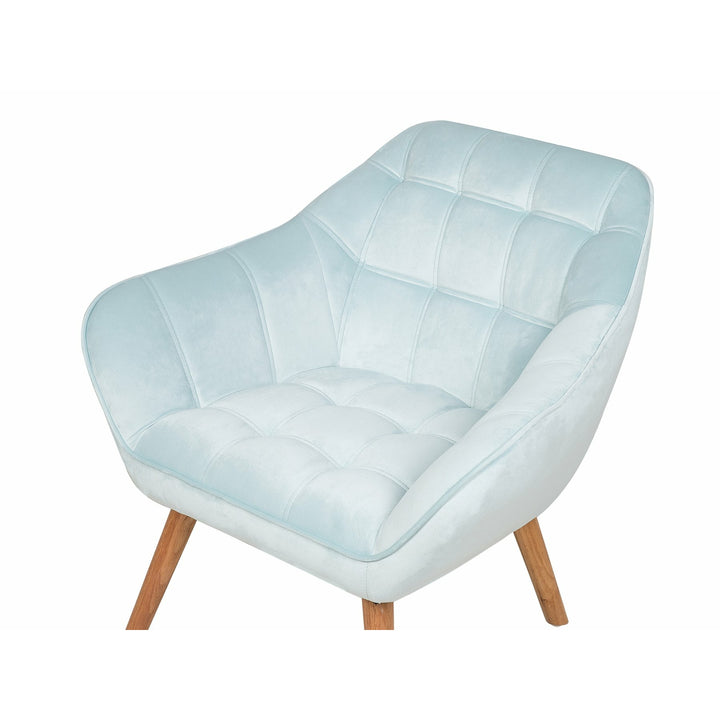 Karis Armchair Velvet Light Blue