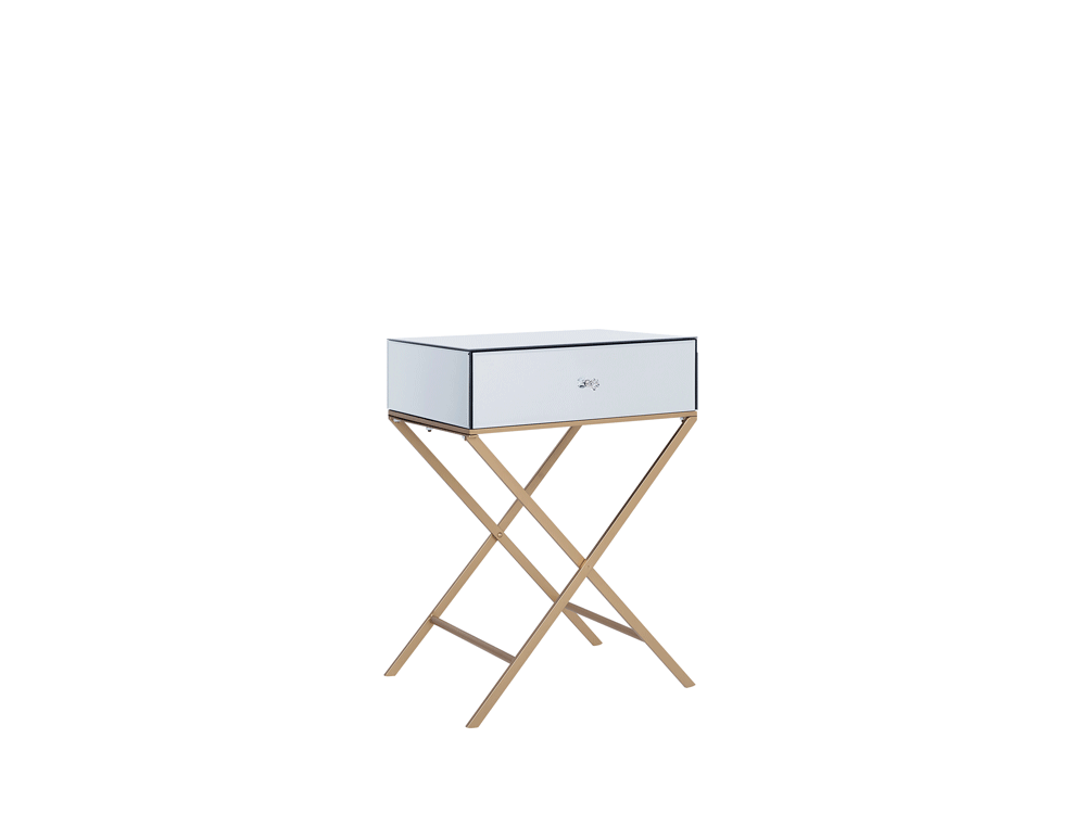 Rithland Mirrored Side Table