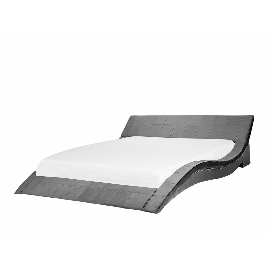 Bushwick Velvet EU Super King Size Bed Grey