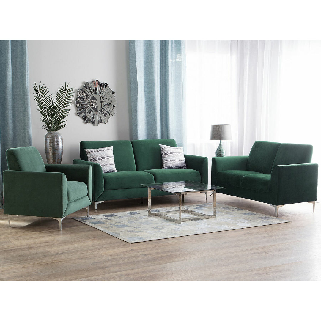 Fenes Armchair Velvet Dark Green
