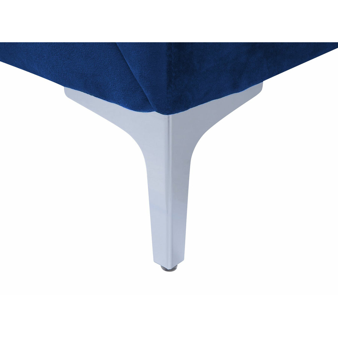 Fenes Armchair Velvet Navy Blue