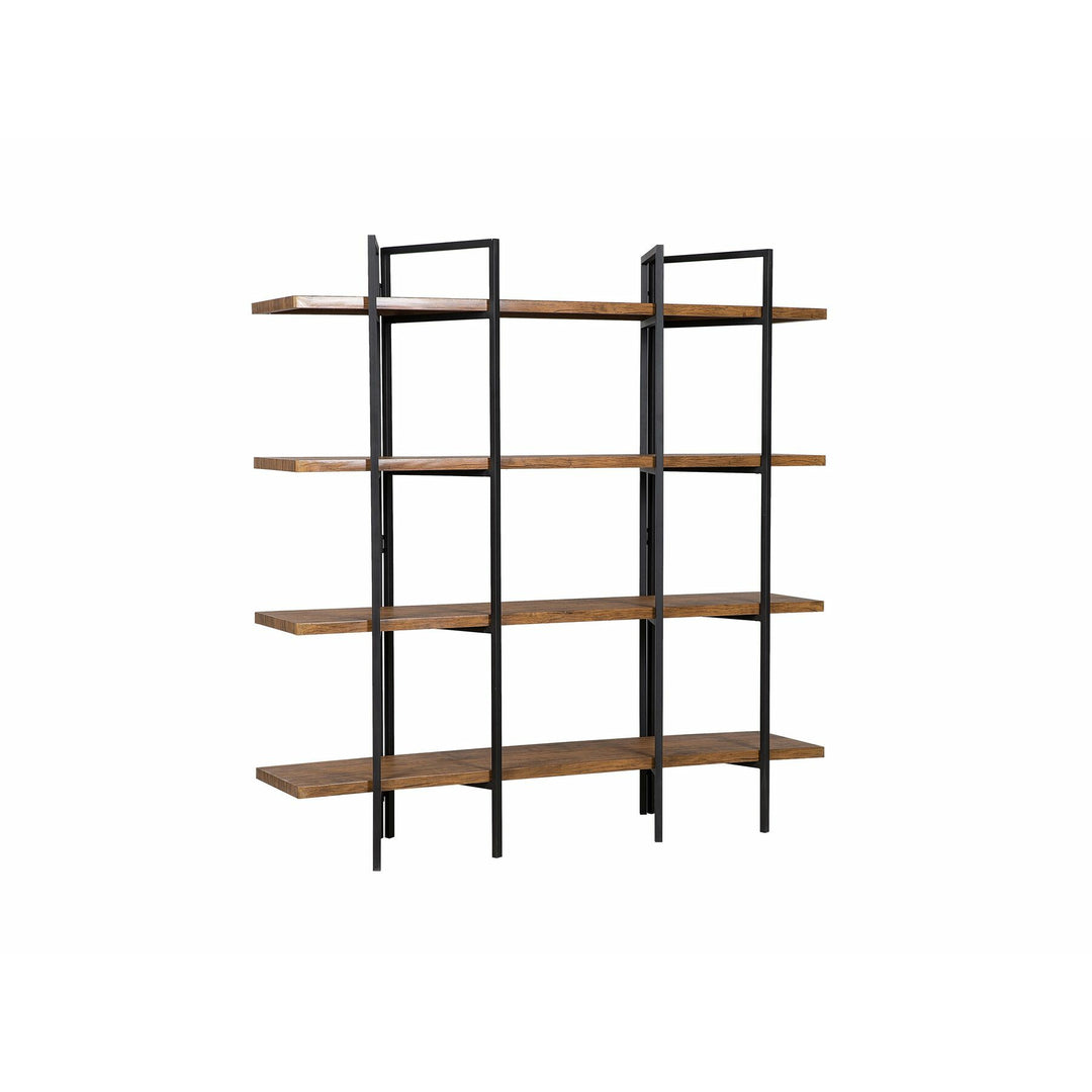 4 Tier Bookshelf Dark Wood COMPTON