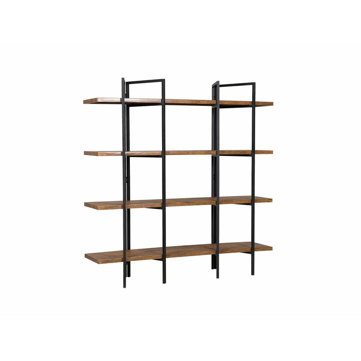 4 Tier Bookshelf Dark Wood COMPTON