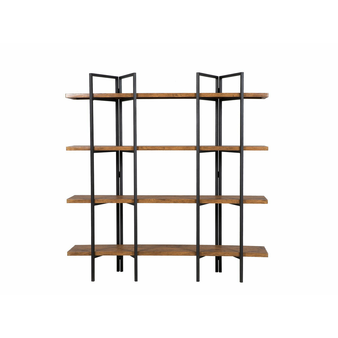 4 Tier Bookshelf Dark Wood COMPTON
