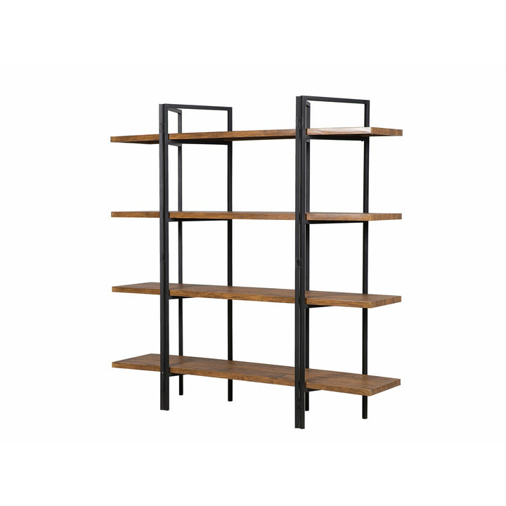 4 Tier Bookshelf Dark Wood COMPTON
