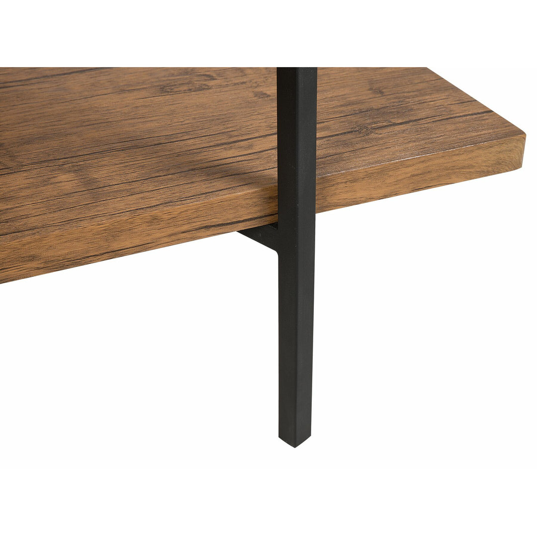 4 Tier Bookshelf Dark Wood Harkless