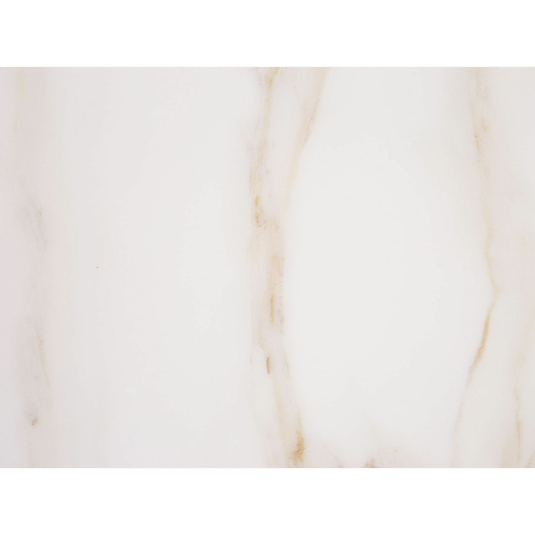 Enrique White Marble Coffee Table