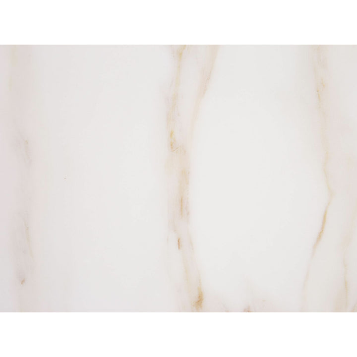 Enrique White Marble Coffee Table