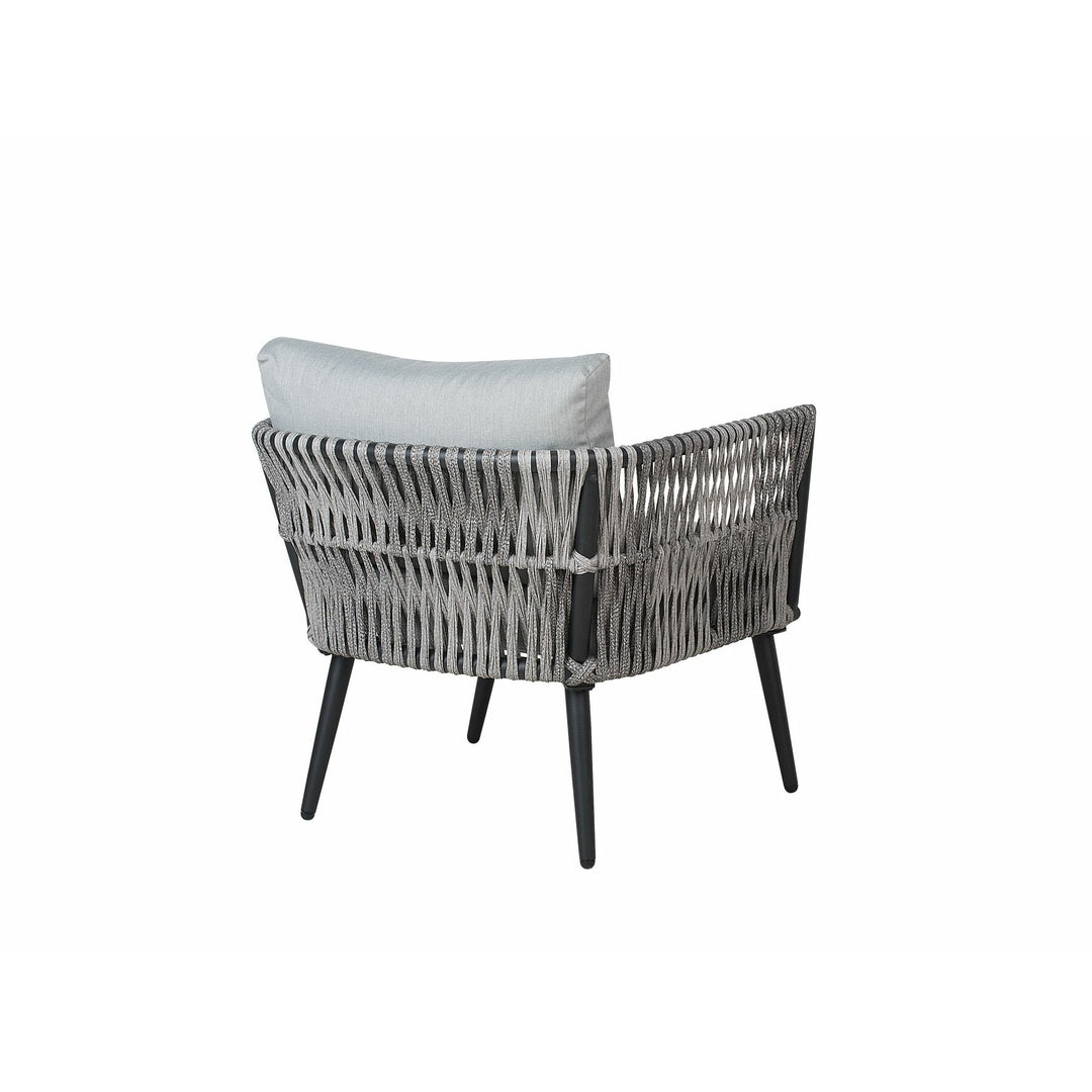 Preveza 4 Seater PE Rattan Garden Sofa Set Grey