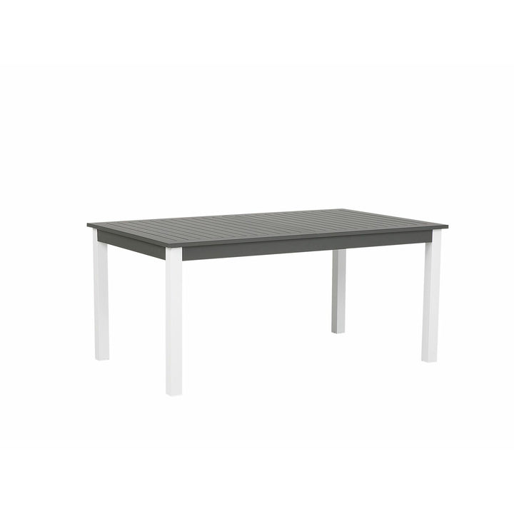 Pancole 6 Seater Metal Garden Dining Set Grey