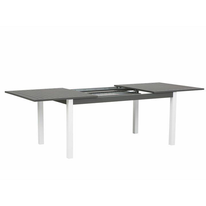 Pancole 6 Seater Metal Garden Dining Set Grey