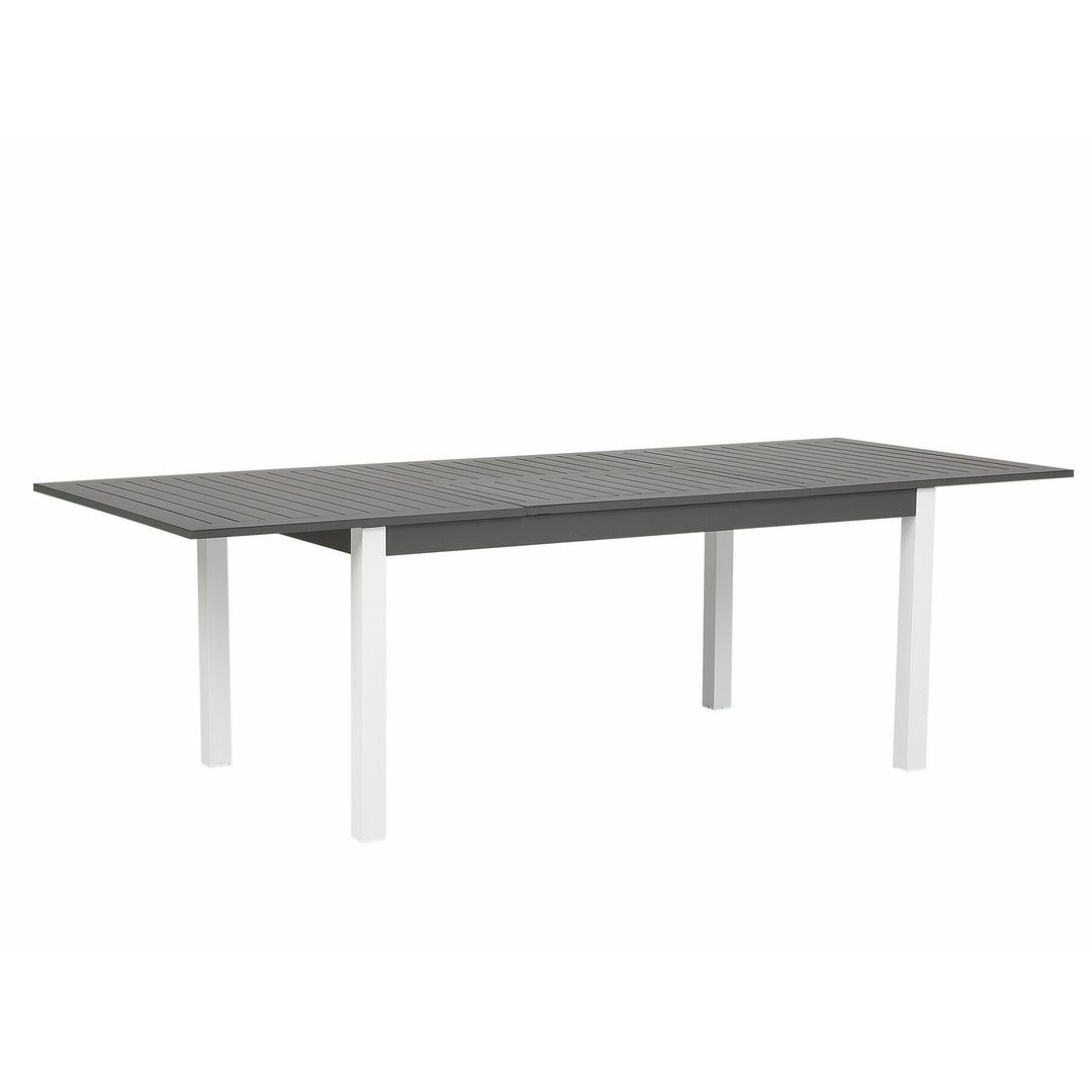 Pancole 6 Seater Metal Garden Dining Set Grey
