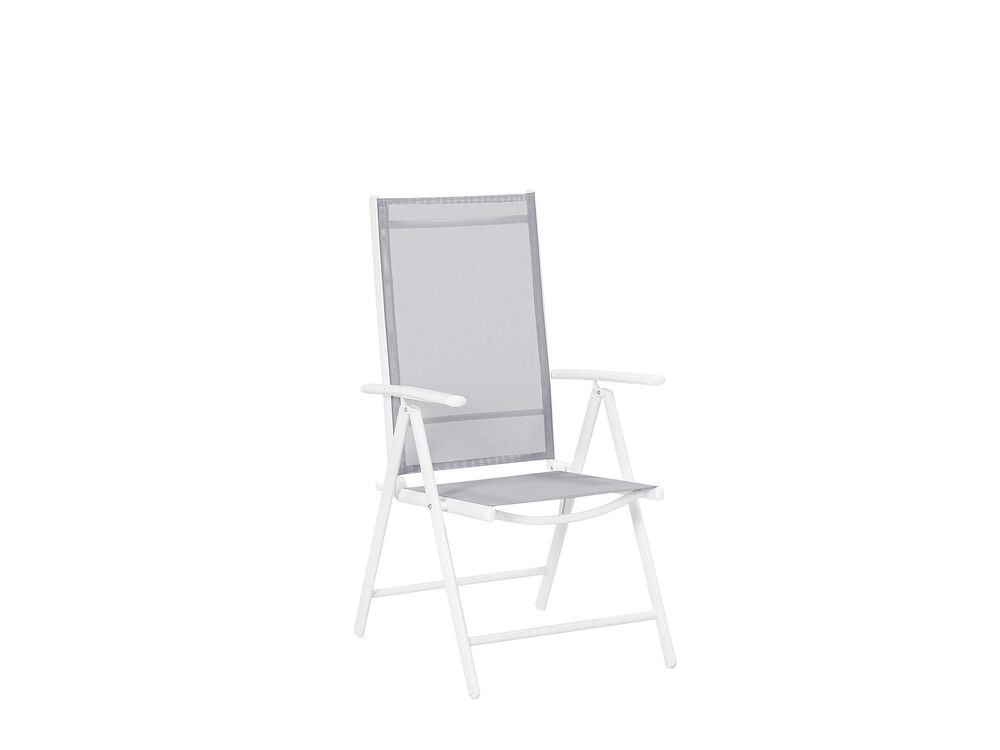 Catania 6 Seater Metal Garden Dining Set Grey