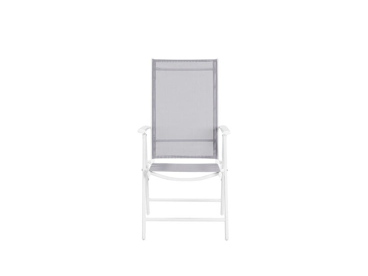 Catania 6 Seater Metal Garden Dining Set Grey