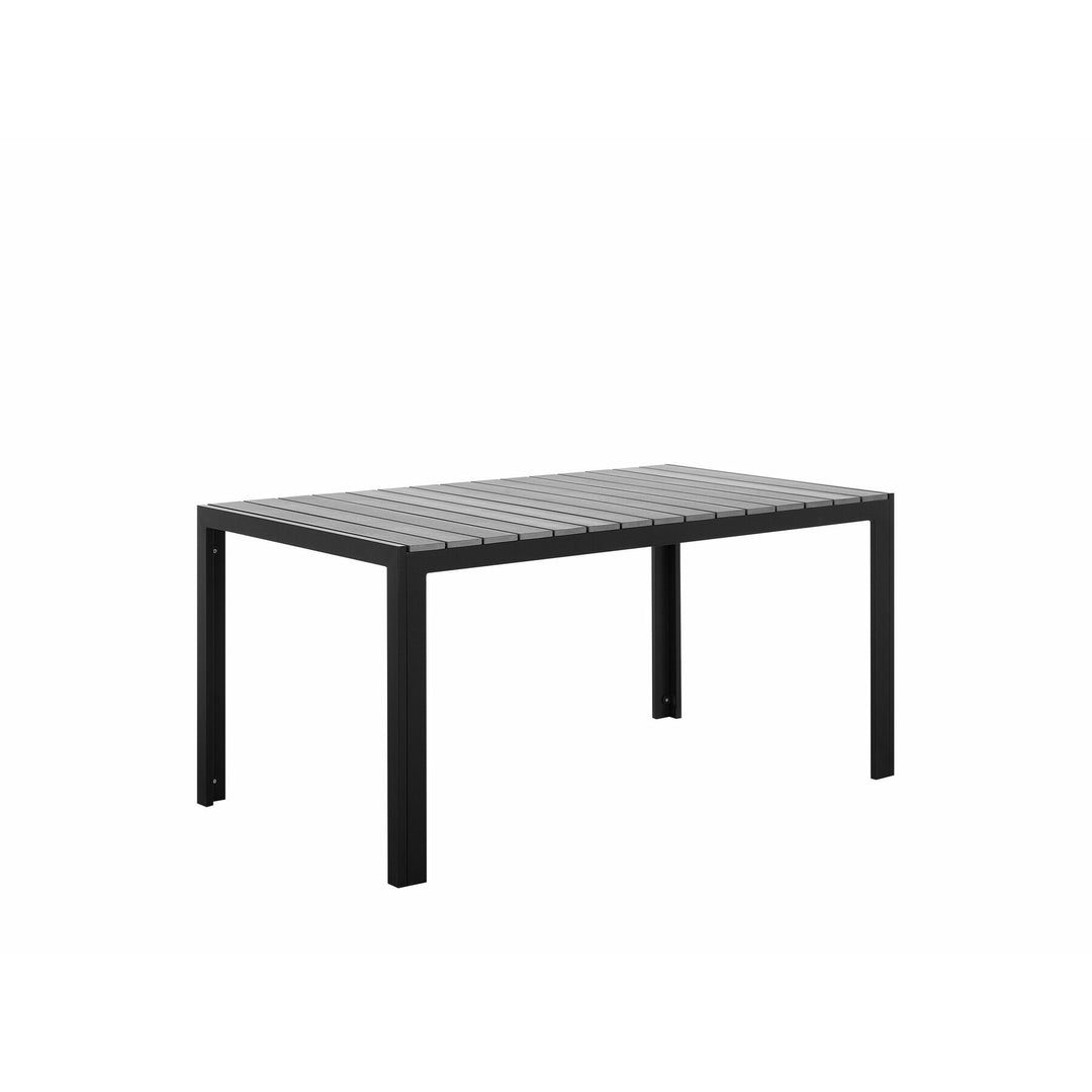Como 6 Seater Metal Garden Dining Set Grey