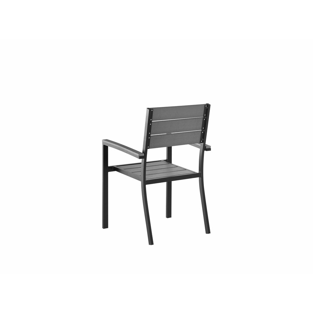 Prato 4 Seater Garden Dining Set Grey