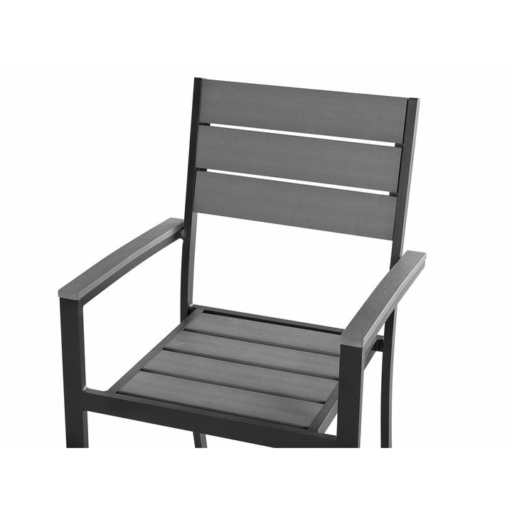 Prato 4 Seater Garden Dining Set Grey