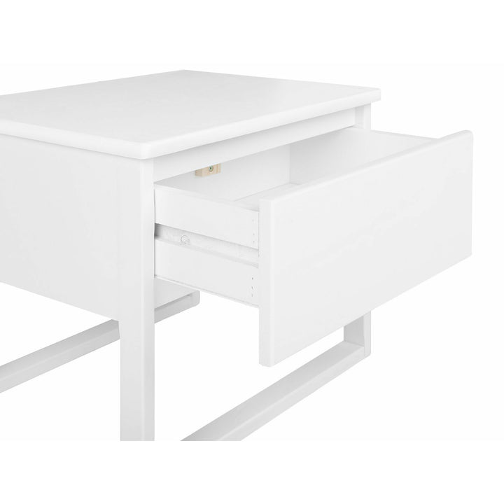 Cedrick 1 Drawer Bedside Table White