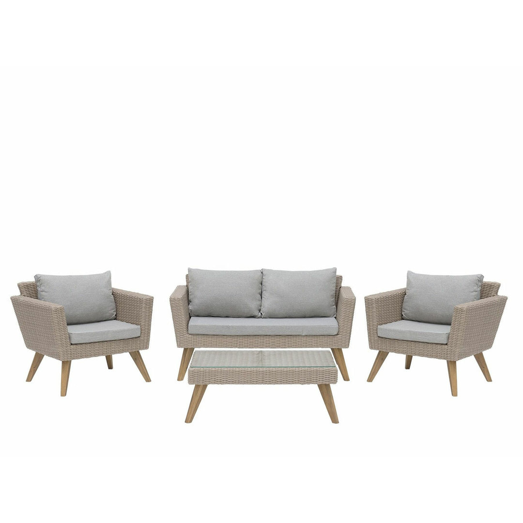 Vittoria 4 Seater Rattan Garden Sofa Set 