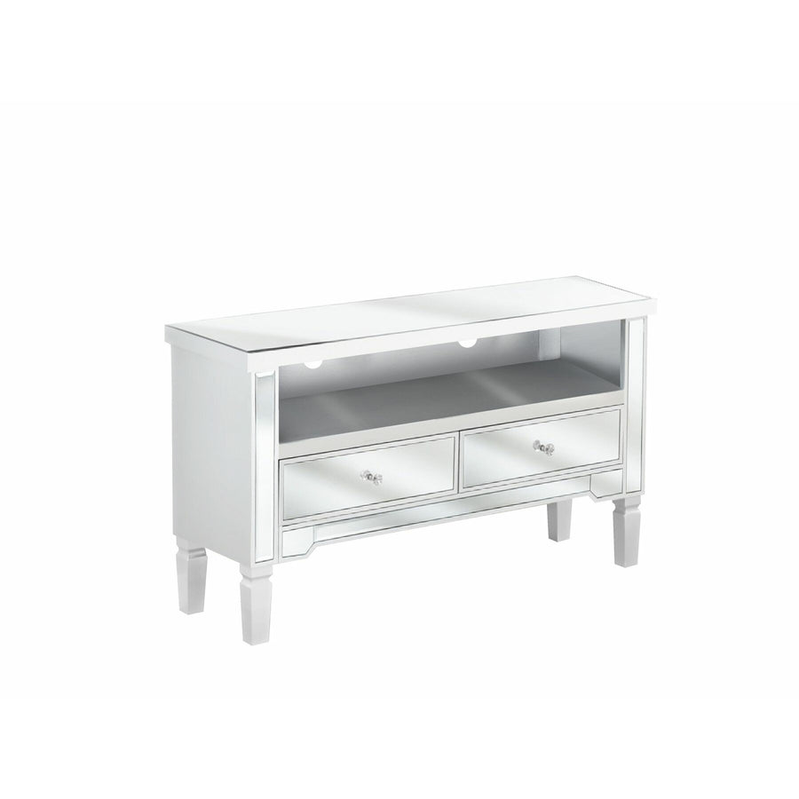 Mirrored TV Stand Silver NICEA