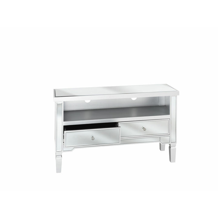 Hetton Mirrored TV Stand Silver