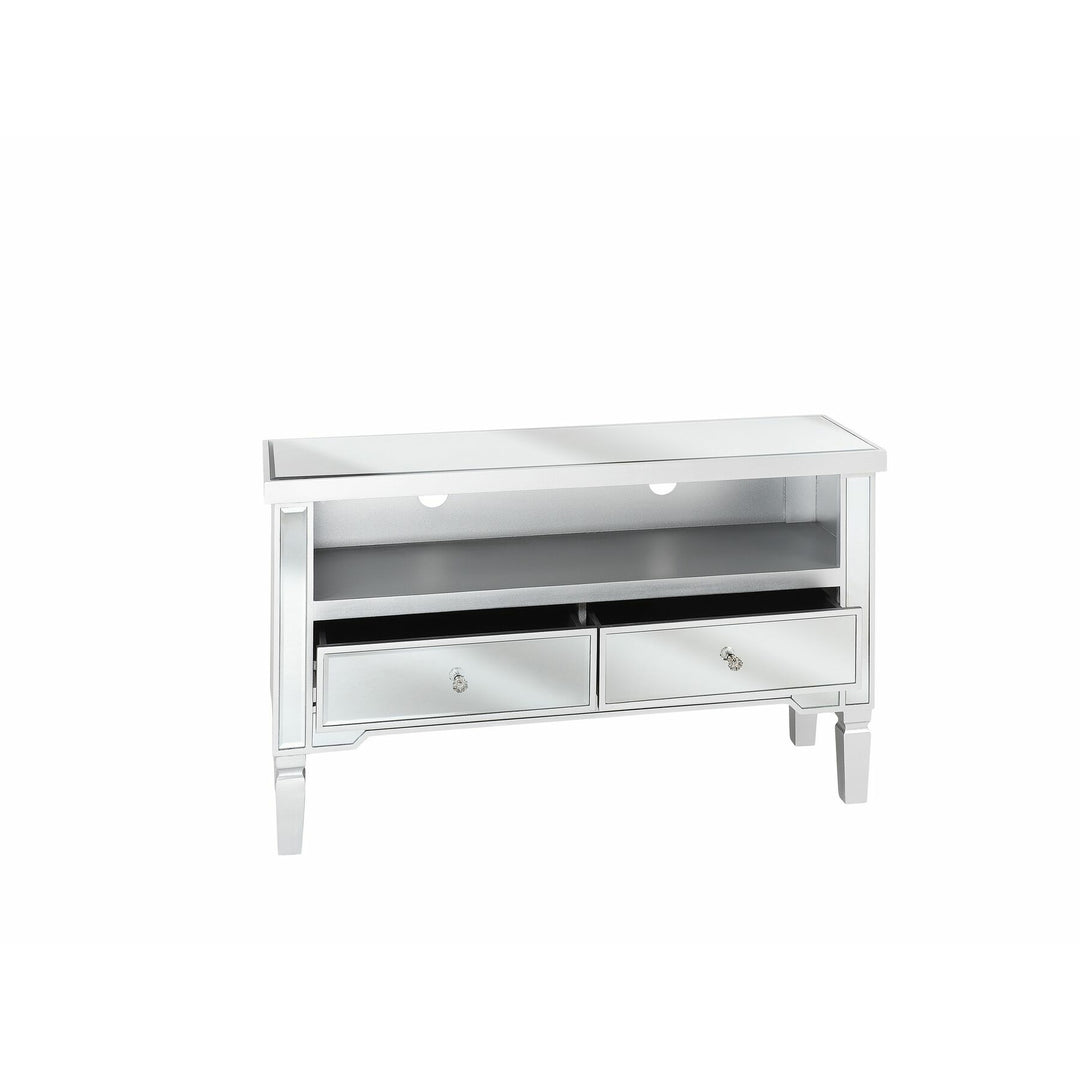 Hetton Mirrored TV Stand Silver