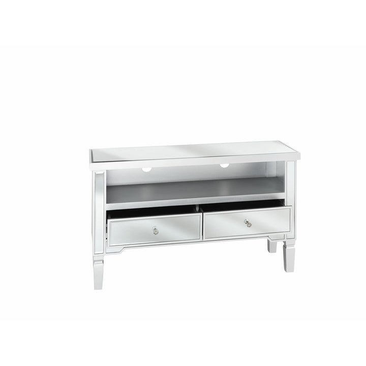 Hetton Mirrored TV Stand Silver