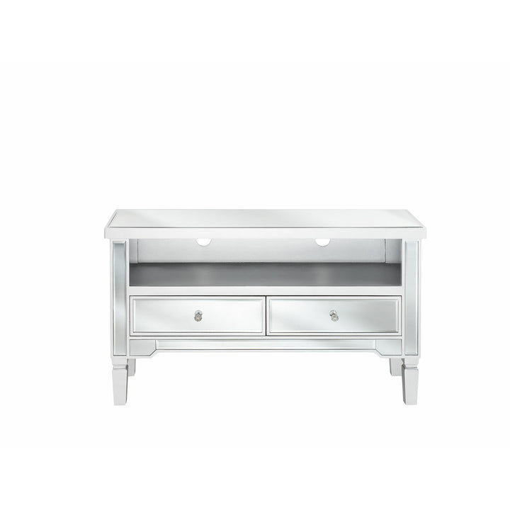 Hetton Mirrored TV Stand Silver
