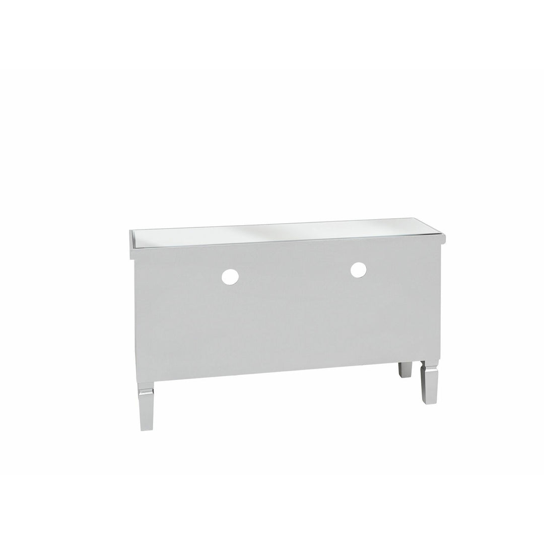 Hetton Mirrored TV Stand Silver