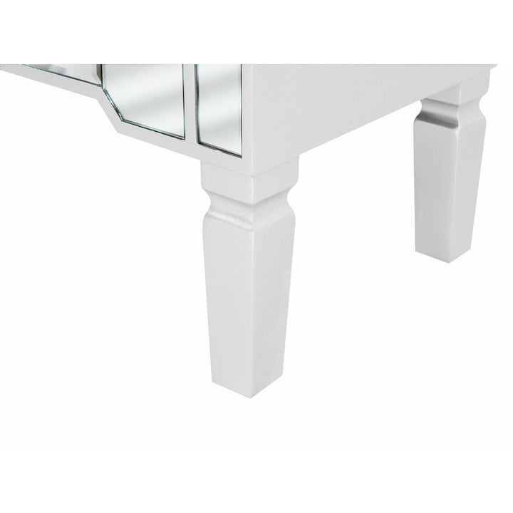 Hetton Mirrored TV Stand Silver