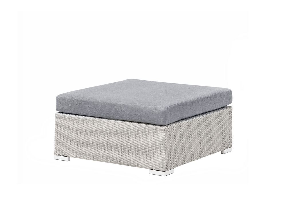 Sano 4 Seater PE Rattan Garden Corner Sofa Set Grey
