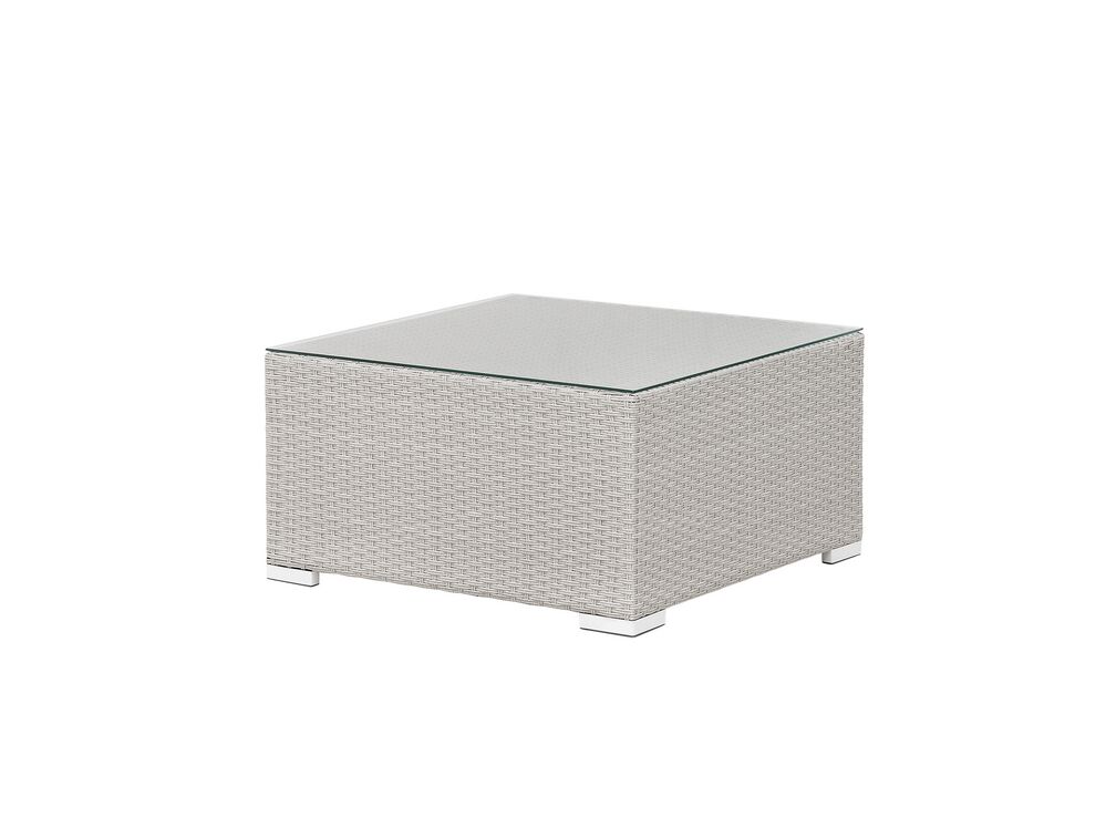 Sano 4 Seater PE Rattan Garden Corner Sofa Set Grey