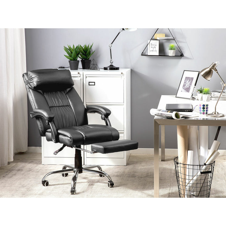 Kalman Reclining Faux Leather Executive Chair