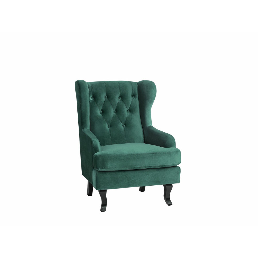 Appleton Velvet Fabric Wingback Chair