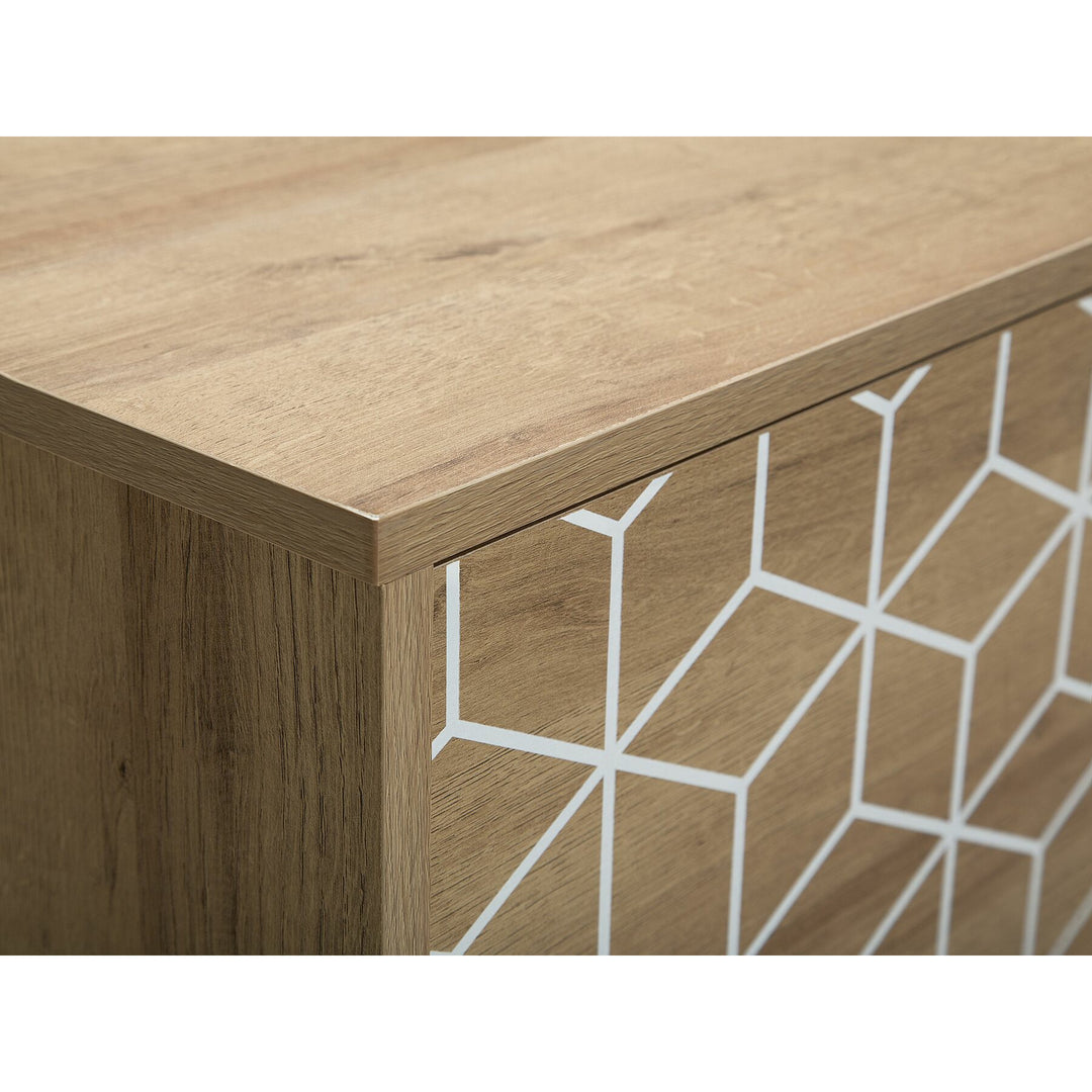 Vansant TV Stand Light Wood