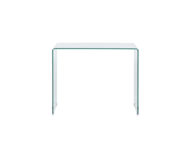 Kendall Glass Console Table Transparent