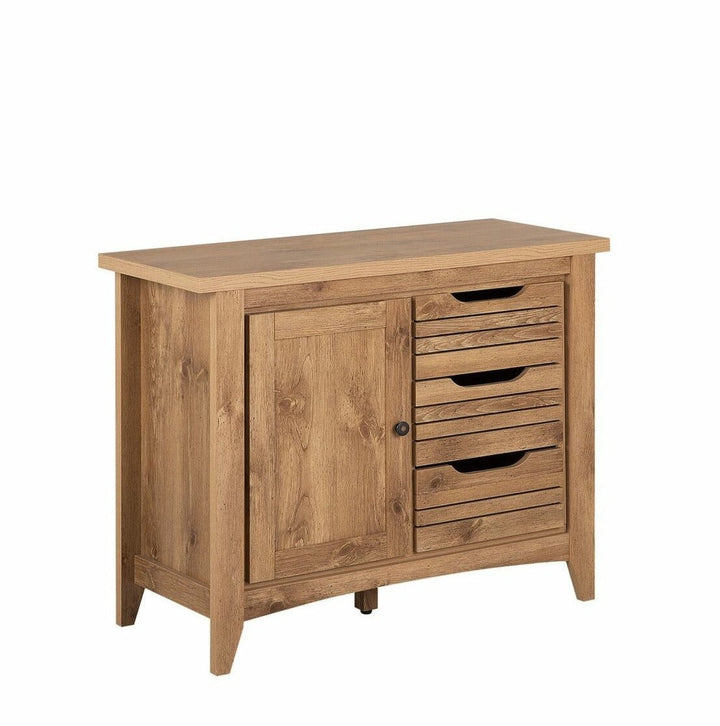 Stotfold 3 Drawer Sideboard Light Wood