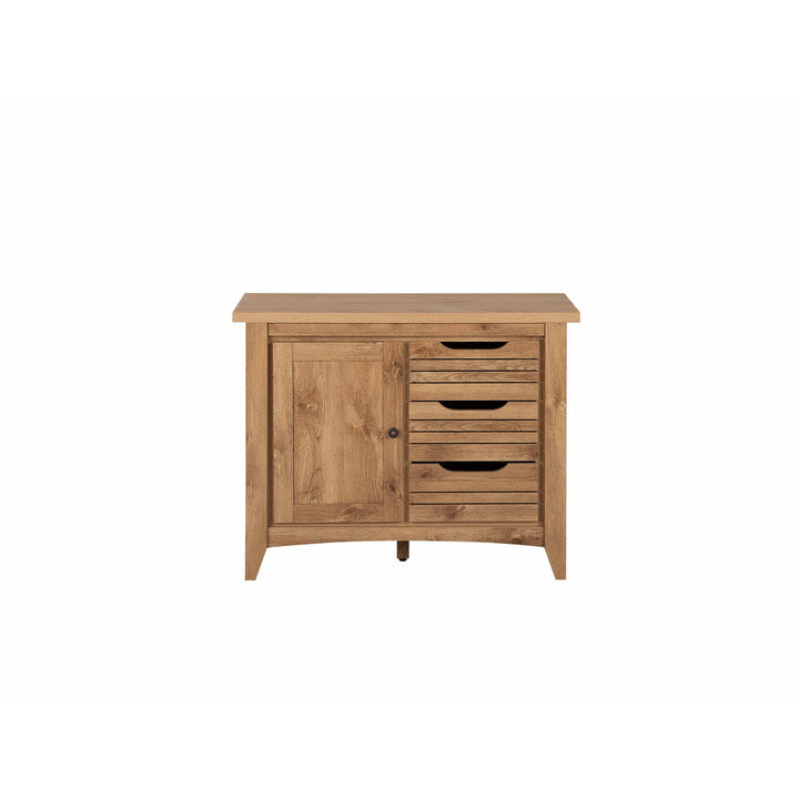 Stotfold 3 Drawer Sideboard Light Wood