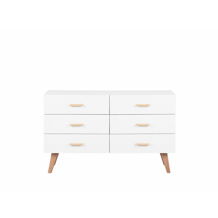 Claire 6 Drawer Chest White
