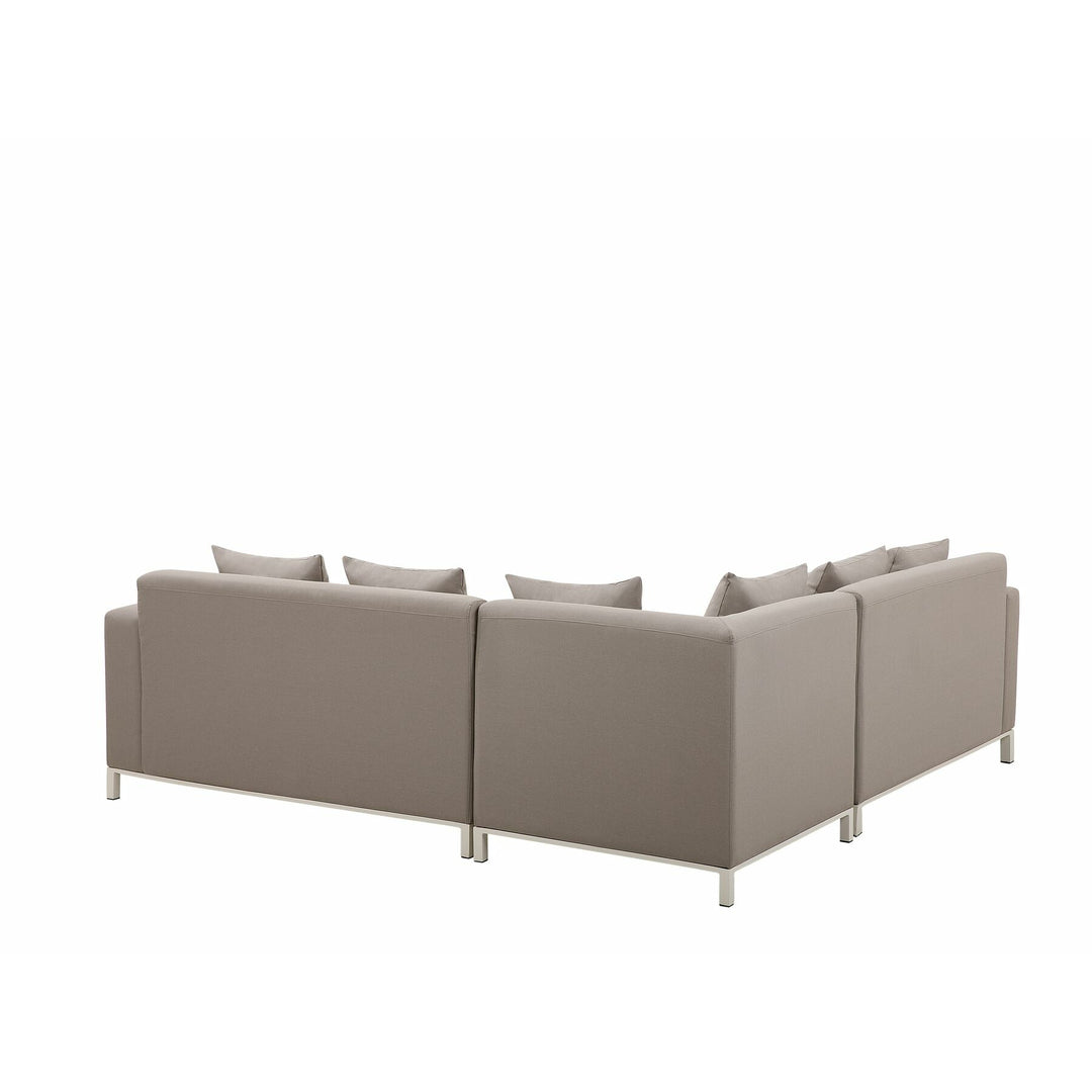 Belize 5 Seater Garden Corner Sofa Set Beige