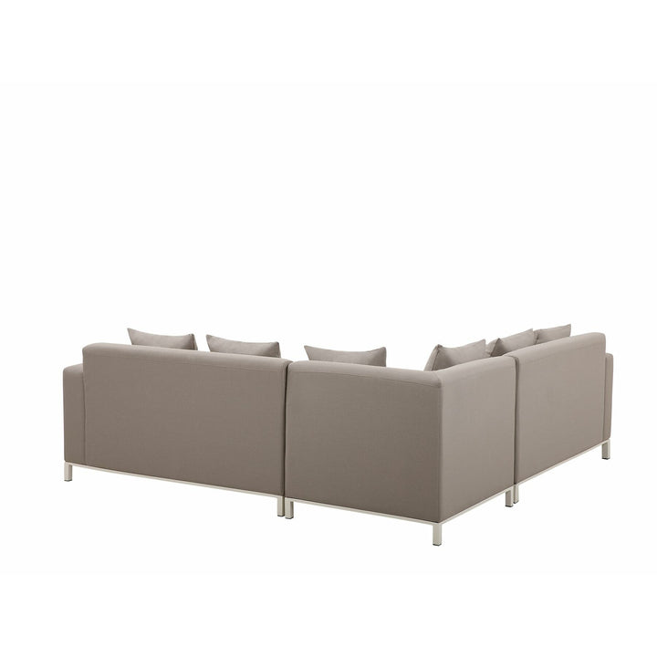 Belize 5 Seater Garden Corner Sofa Set Beige