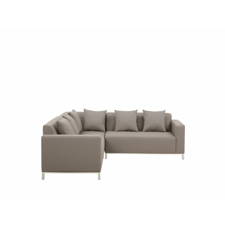 Belize 5 Seater Garden Corner Sofa Set Beige